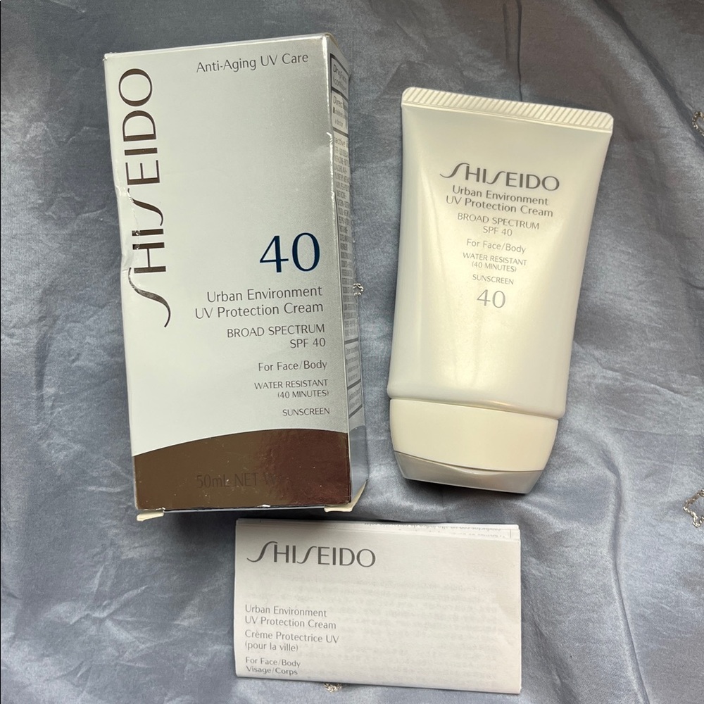 SHISEIDO Urban Environment UV Protection Cream
Broad Spectrum SPF 40 
NEW in box